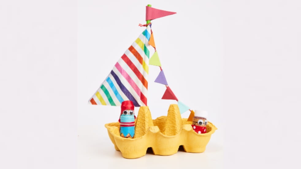 egg box boat